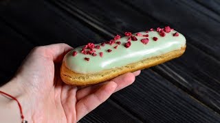 Эклеры с шоколадным кремом ☆ Рецепт сахарной глазури ☆ Chocolate eclairs [upl. by Bing666]