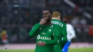 AS SaintÉtienne X AJ Auxerre  PES 2021 GAMEPLAY [upl. by Bainbridge]