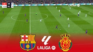 BARCELONA vs MALLORCA  La Liga EA Sports 20232024  08 March 2024  Full Match  PES Gameplay [upl. by Assetnoc458]