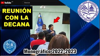 ⭕2102022 PROCESO MONOGRÁFICO 20222023 UASD CENTRO HATO MAYOR [upl. by Merriott]