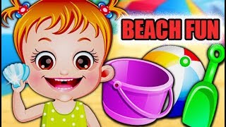 Baby Hazel at Beach by Top Baby Games  Fun Game Videos For Children [upl. by Sabas]