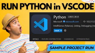 How to Run Python 312 in Visual Studio Code on Windows 1011  Run Python in VS Code [upl. by Naedan263]