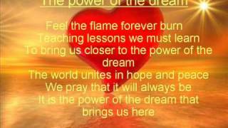 The power of the dream lyrics [upl. by Neirda44]