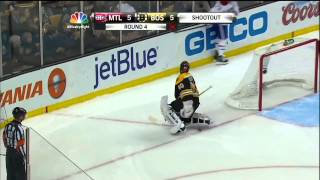 Full shootout Mar 27 2013 Montreal Canadiens vs Boston Bruins NHL Hockey [upl. by Akirdnwahs811]