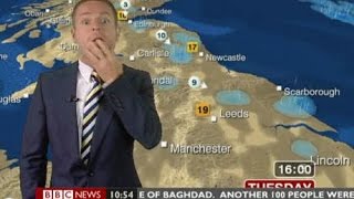 BBC Weatherman Finger Fail [upl. by Hinkel]