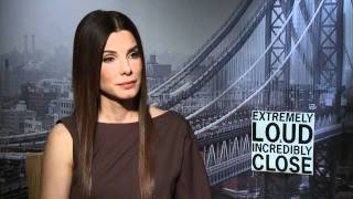 EXTREMELY LOUD AND INCREDIBLY CLOSE Sandra Bullock Talks About The Film  ScreenSlam [upl. by Symons524]