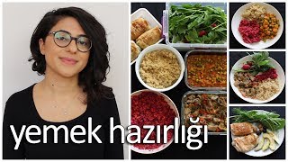 Yüksek Proteinli Yemek Hazırlığı  Kahvaltı Öğle Yemeği Akşam Yemeği  Meal Prep  Vegan [upl. by Elamor614]