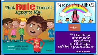 📚👦🏽THAT RULE DOESNT APPLY TO ME  Kids Book READ ALOUD  Storytime  Books for Kids [upl. by Aicenod]