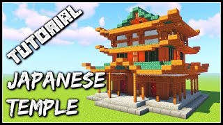 How To Build A Japanese Temple  Minecraft Tutorial [upl. by Names]