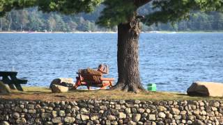 Speculator Beach View of Lake Pleasant Speculator New York August 2012 [upl. by Alrak539]