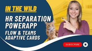 Streamline Employee Separation with PowerApps and Adaptive Cards [upl. by Arbed]