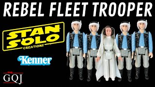 Stan Solo Rebel Fleet Trooper Star Wars 3 34quot Kenner Style Figure [upl. by Genisia940]