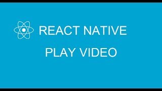 14 Play video in React Native [upl. by Anni977]