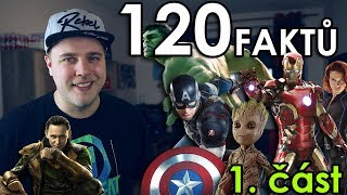 120 FAKTŮ SPECIÁL  Marvel superhrdinové MCU část 1 [upl. by Ezirtaeb143]