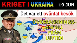 19 Jun GENOMBROTT Två Ukrainska Helikoptrar ORSAKAR KAOS På Rysk Bas  Kriget i Ukraina förklaras [upl. by Hanas]