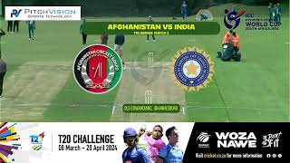 Live Cricket  U19 TriSeries  Afghanistan vs India  Match 1 [upl. by Lukey]