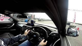 410 BHP F30 BMW 335D xDrive 14 mile drag race FPV Cockpit Cam [upl. by Malda]