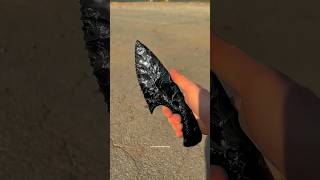 Obsidian blade  the worlds sharpest knife science sciencefacts [upl. by Nomyad243]