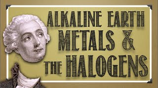 Periodic Table Alkaline Earth Metals amp Halogens [upl. by Ekoorb]