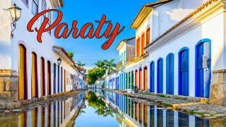 【4K】PARATY  Rio de Janeiro  Brazil  Walking tour of the city center [upl. by Hoem]