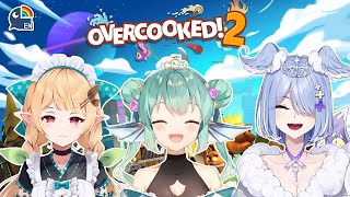 【OVERCOOKED 2】 COSTUME GAME COLLAB 【NIJISANJI EN  Finana Ryugu】 「LazuLight Collab」 ft Elira Pomu [upl. by Coleen]