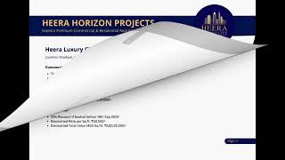 Heera Luxury City Your Dream Home in Hyderabad Presented by Heera Retail Pvt Ltd [upl. by Phare]