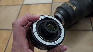 Z teleconverters attaching to ftz to fmount lenses [upl. by Kentiga534]