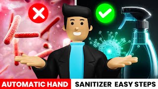 Automatic hand sanitizer dispenser using arduino automatichandsanitizer [upl. by Yenhoj]