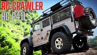 RC CRAWLER HG P411 DEFENDER CLON TRX4 OFFROAD 4X4 [upl. by Dhruv]