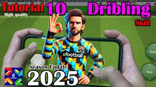 efootball 2025 Mobile  Tutorial 10 Dribbling Skills Classic Control efootball2025 efootball [upl. by Ydarb]