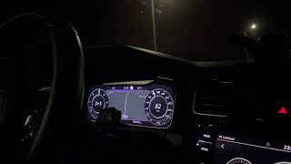 Golf 75 GTD 100200kmh acceleration [upl. by Woodrow]