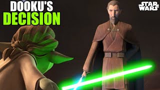 Why Dooku Dueling Yaddle Is So Important  Tales of the Jedi [upl. by Wier779]