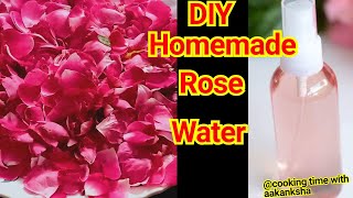 DIY Homemade Rose water How to make fresh Rose water from Rose Petals [upl. by Asir]