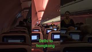 vistara airline economy class delhi to hongkong [upl. by Torras]