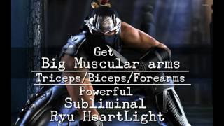 Get Muscular Arms TricepsBicepsForearms Subliminal [upl. by Gall]