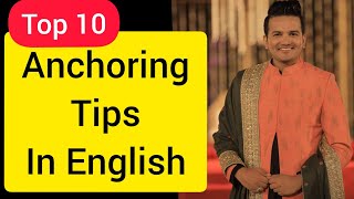 Anchoring tips in english  How to Do Anchoring  Public Speaking Tips 2020 Learn Anchoring Online [upl. by Rebe]