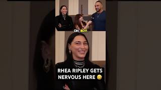 RHEA RIPLEY GETS NERVOUS WHEN I ASK DAMIAN PRIEST THIS QUESTION 😂 [upl. by Lyrad]