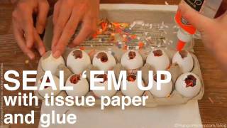 How To Make Cascarones Confetti Eggs [upl. by Plusch]