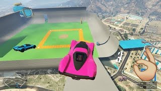 قراند 5  سباق السيارات المتحولة احلى مابات  GTA 5 Mutant cars race [upl. by Acirej]