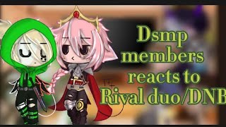 DsmpMCYT react to Rival duoDreamnoblade  Dnf angst  read desc [upl. by Peh]