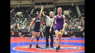 FEMALE WRESTLER MAKES HISTORY at STATE CHAMPIONSHIPS Kasey Baynon Wrestling [upl. by Arlin331]