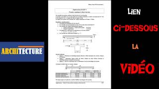 Application BAEP 1 Poutre continue à deux travées [upl. by Girish]