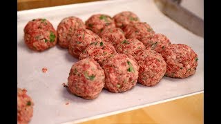 How to make classic Italian Meatballs [upl. by Nikita]