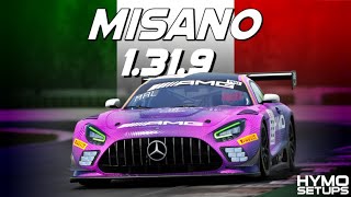 Misano Hotlap  SETUP  1319  Mercedes AMG GT3 Evo  Assetto Corsa Competizione v195 [upl. by Wiburg]