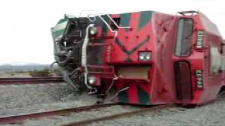 FXE Ferromex train derailment  descarrilamiento accidente [upl. by Eahsram924]