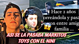 MARKITOYS TOYS SUBE VIDEO CON EL NINI EN LA PLAYA ANTES DE SER DETENIDO  LOS TOYS [upl. by Adnawyek]