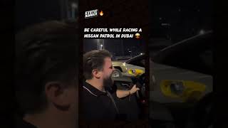 Be careful when racing Nissan Patrols in Dubai [upl. by Dimmick]