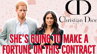 Meghan Markle will go gold on this contract with the Dior fashion house [upl. by Neyuh]