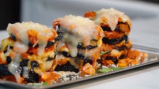 Aubergine Parmo Oven cooked NO Breading [upl. by Peers]