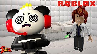 Escape the CRAZY HOUSE Let’s Play Roblox Asylum Escape with Combo Panda [upl. by Bunce]